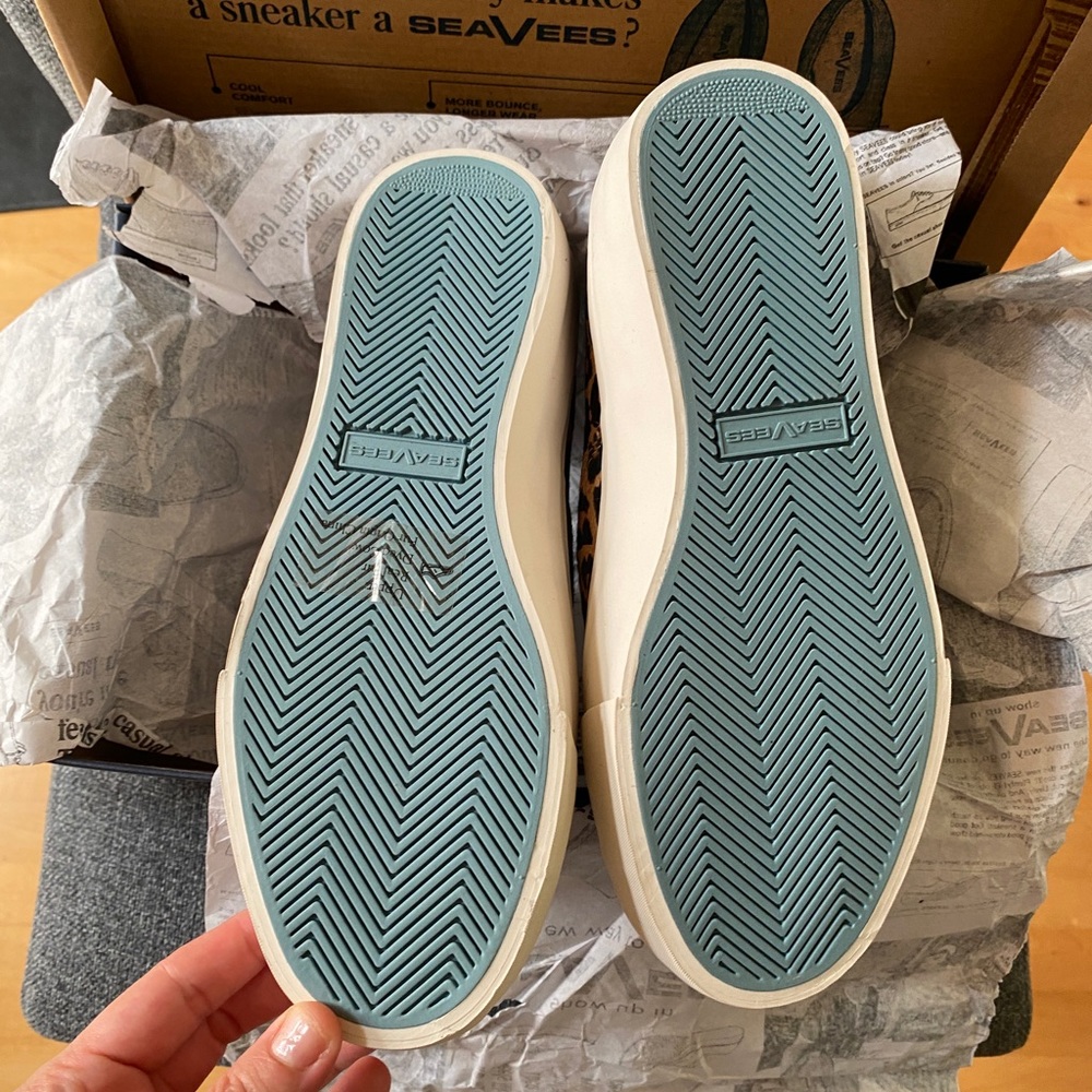 SEAVEES Haircalf Platform Sneakers Shoes - Picture 13 of 14